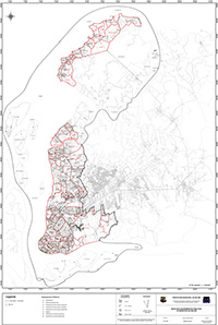 Mapa Bacias Hidrográficas de Belém